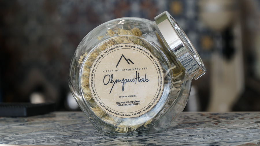 Olympus Herb - Τσάι του Βουνού / Bulk - 100 τεμάχια με γυάλινο δοχείο